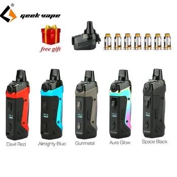 Free Gift !!! Geekvape Aegis Boost Pod Vape kit w/ 1500mah built-in battery & 3ML Atomizer MTL DTL E Cigarette Vape kit vs Vinci
Free Gift !!! Geekvape Aegis Boost Pod Vape kit w/ 1500mah built-in battery & 3ML Atomizer MTL DTL E Cigarette Vape kit vs Vinci