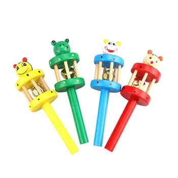 Baby Wooden Rattles Toy Cartoon Hand Knocking Rattle Early Educational Instrument Musical Safety Hand Bell Infant Kids Toys Gift
Baby Wooden Rattles Toy Cartoon Hand Knocking Rattle Early Educational Instrument Musical Safety Hand Bell Infant Kids Toys Gift