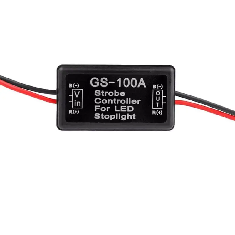 Brake Light Flash Controller Module GS-100A Flash Strobe Controller Flasher Module For Car nEW
Brake Light Flash Controller Module GS-100A Flash Strobe Controller Flasher Module For Car nEW