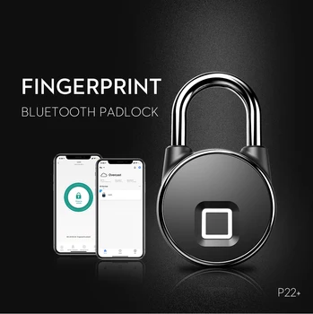 P22+ Bluetooth APP Multifunctional Smart Keyless Fingerprint Lock Waterproof Anti-theft Door Luggage Padlock Fingerprint Lock
P22+ Bluetooth APP Multifunctional Smart Keyless Fingerprint Lock Waterproof Anti-theft Door Luggage Padlock Fingerprint Lock