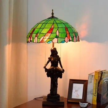 rural tiffany stained glass sitting room dining-room desk lamp of bedroom the head of a bed American art gift lamp
rural tiffany stained glass sitting room dining-room desk lamp of bedroom the head of a bed American art gift lamp