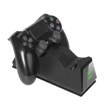 PS4 Charger Charging Dock Station Dual USB with LED Indicators Gamepad Charger R9JB
PS4 Charger Charging Dock Station Dual USB with LED Indicators Gamepad Charger R9JB
