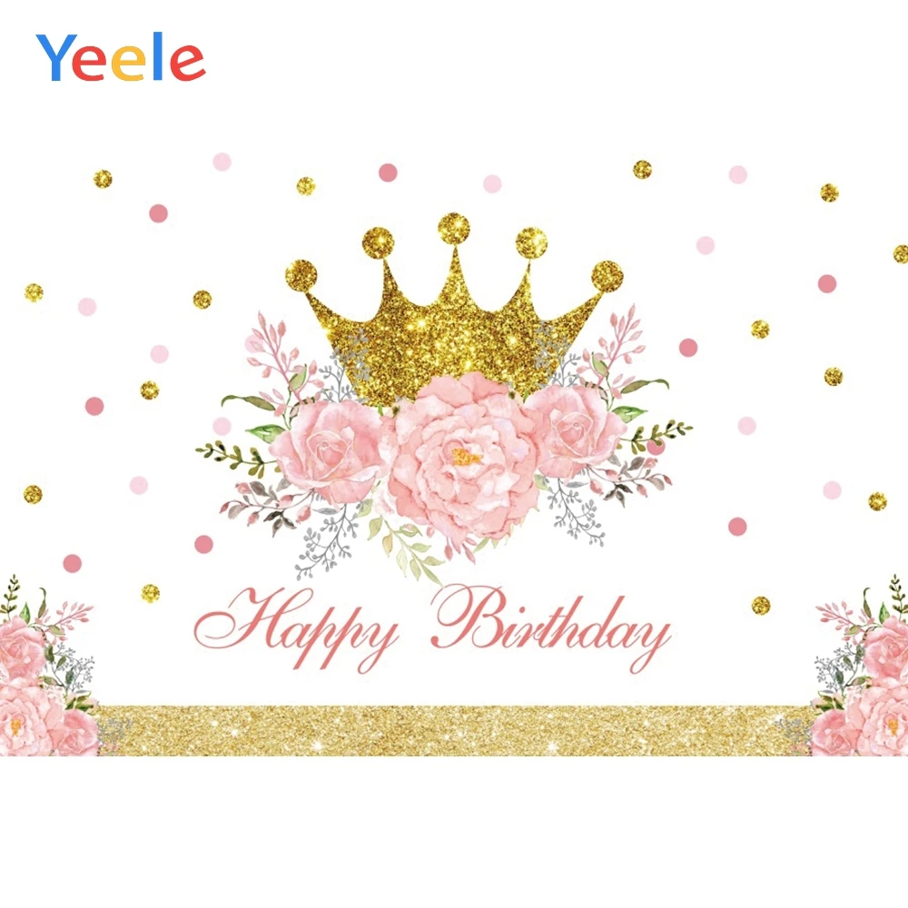 Yeele Baby Birthday Backdrop Crown Flower Princess Baby Shower Newborn Kids Custom Photography Background Vinyl For Photo Studio
Yeele Baby Birthday Backdrop Crown Flower Princess Baby Shower Newborn Kids Custom Photography Background Vinyl For Photo Studio