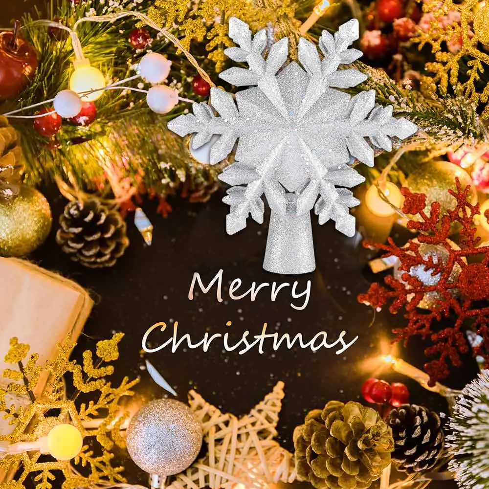 Christmas Decor Projector Lights For Christmas Tree Top Snowflake Projector LED Rotating Snowflake 3D Glitter Lights Xmas Decor
Christmas Decor Projector Lights For Christmas Tree Top Snowflake Projector LED Rotating Snowflake 3D Glitter Lights Xmas Decor