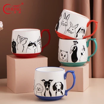 Cartoon Animals Mug Ceramic Cute Coffee Tea Cup Gift Kitchen Office Drinkware Breakfast Drinking Water Milk Cups Home Decor
Cartoon Animals Mug Ceramic Cute Coffee Tea Cup Gift Kitchen Office Drinkware Breakfast Drinking Water Milk Cups Home Decor