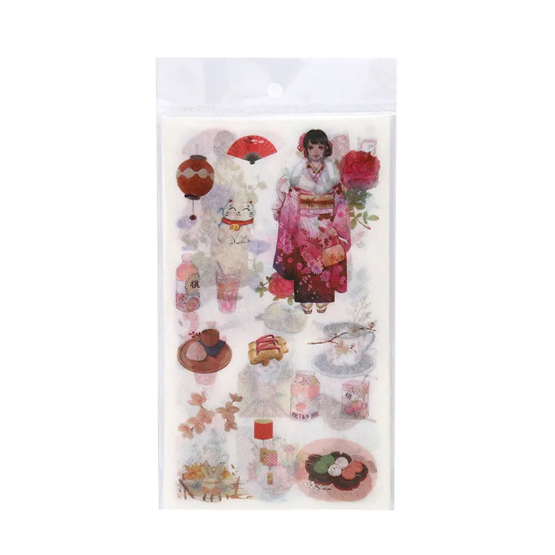 6 Sheets and Paper Stickers Pack Tokyo Girl Life Daily Series Space Handbook Food Travel DIY Diary Fridge Creativity Decoration
6 Sheets and Paper Stickers Pack Tokyo Girl Life Daily Series Space Handbook Food Travel DIY Diary Fridge Creativity Decoration