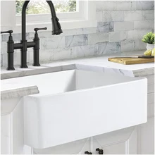 30 Inch Fireclay Kitchen Sink Farmhouse Reversiable Single Bowl Apron Farm White Single Bowl Sink With Grid And Strainer 
30 Inch Fireclay Kitchen Sink Farmhouse Reversiable Single Bowl Apron Farm White Single Bowl Sink With Grid And Strainer
