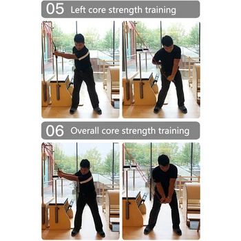 

Gesture Correcting Golf Trainer Posture Aids Gym Accessory Exercising Beginner Indoor Alignment Pull Strap Swing Practice Guide