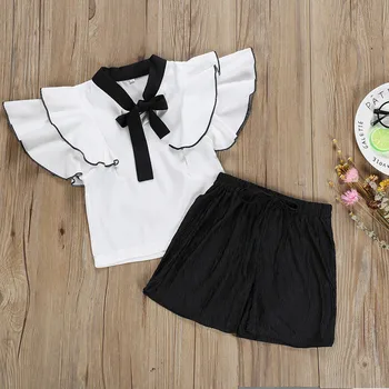 Toddler Baby Girls Ruffles Fly Sleeve Solid Print T-Shirt Tops+Shorts Outfits Kids Child Summer
Toddler Baby Girls Ruffles Fly Sleeve Solid Print T-Shirt Tops+Shorts Outfits Kids Child Summer