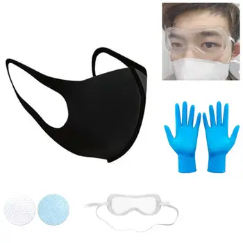 Mask + Filter + Goggles + Disposable Gloves Set Anti acteria Dustproof Protective Cover Baby Infant Protection Mask Set
Mask + Filter + Goggles + Disposable Gloves Set Anti acteria Dustproof Protective Cover Baby Infant Protection Mask Set