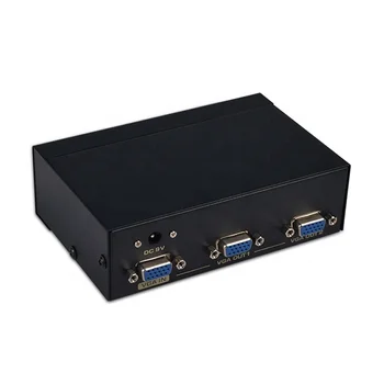 500MHz VGA Video Splitter Distributor 1 input to 2 Output Ultra Clear Support Widescreen Monitors Maituo FJ-5002
500MHz VGA Video Splitter Distributor 1 input to 2 Output Ultra Clear Support Widescreen Monitors Maituo FJ-5002