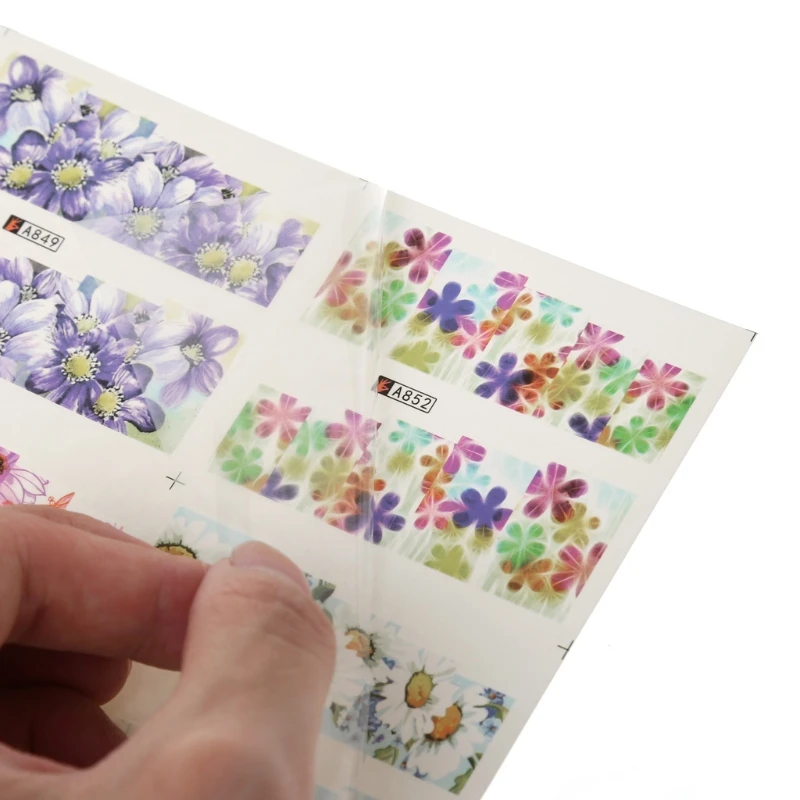 12PCS Flower Designs Nail Art Adhesive Sticker Complete Decals Wraps Water Transfer Manicure Tips For DIY R3MF
12PCS Flower Designs Nail Art Adhesive Sticker Complete Decals Wraps Water Transfer Manicure Tips For DIY R3MF
