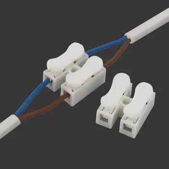40pcs No Solding Welding Quick 2P Cable Wire Connector No Screw Terminal Block Spring Clamp Splice Cable Clamp
40pcs No Solding Welding Quick 2P Cable Wire Connector No Screw Terminal Block Spring Clamp Splice Cable Clamp