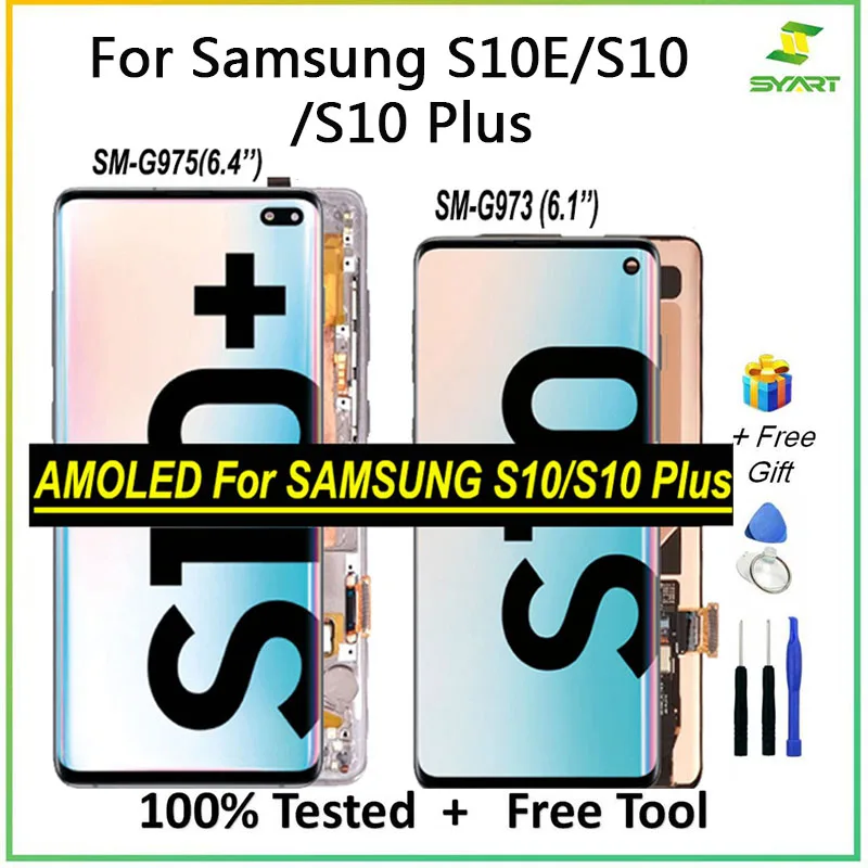 Для Samsung S10E S10 ЖК-дисплей в сборе дигитайзер для Plus ЖК-экран Замена PLUS | Мобильные