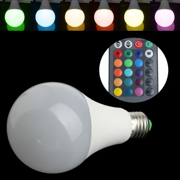 16 Colors Wireless Remote Control 85-265V E27 LED 20W RGB Changing Light Bulb 28TC
16 Colors Wireless Remote Control 85-265V E27 LED 20W RGB Changing Light Bulb 28TC