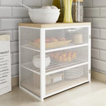 Cupboard household kitchen storage cabinet Vegetable rack Table top simple multi-function table top storage kitchen appliances
Cupboard household kitchen storage cabinet Vegetable rack Table top simple multi-function table top storage kitchen appliances