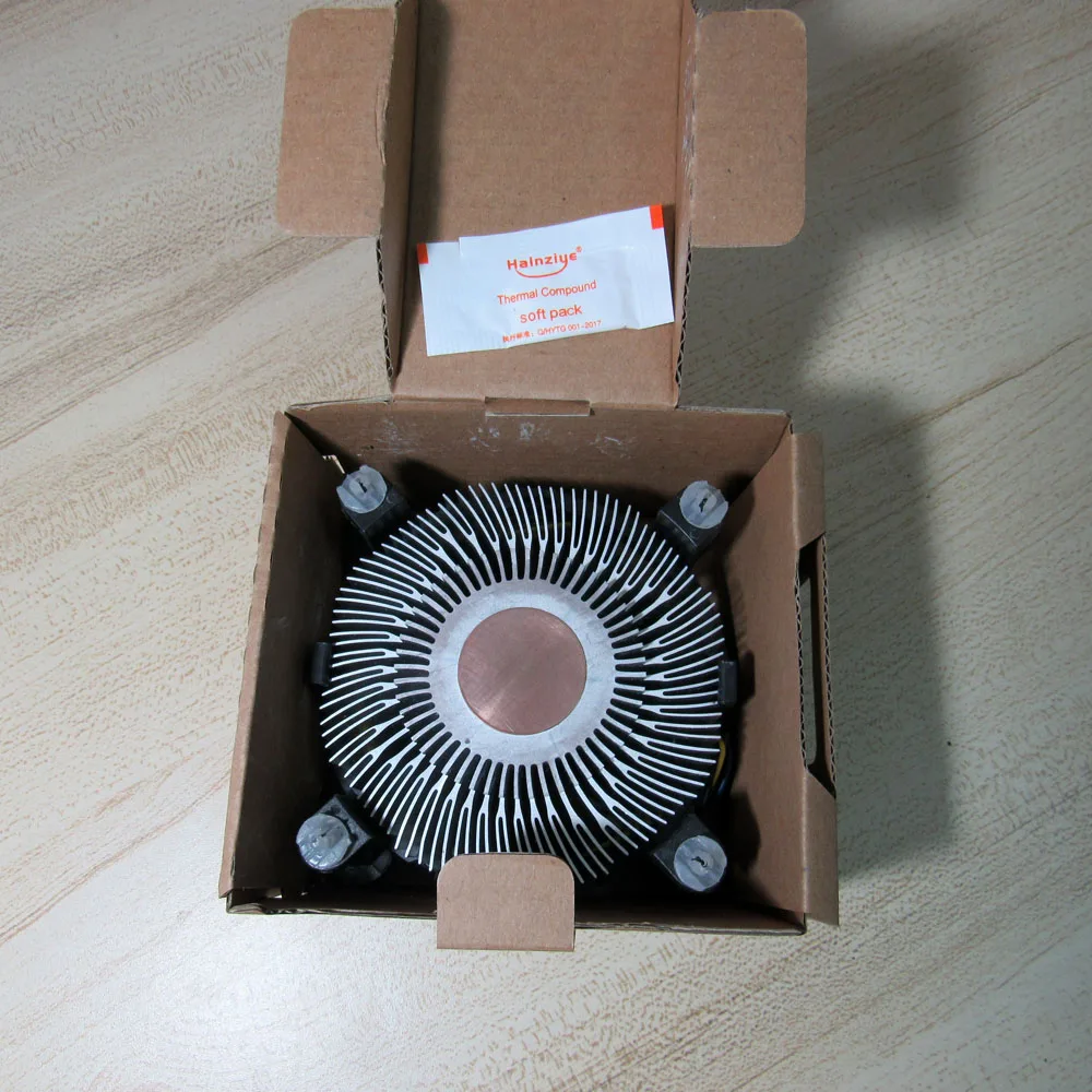 Heatsink w/ Copper Core E97379-003 CPU FAN for i3 i5 i7 Socket LGA 1150 1155 1156 0.2A 12V / No Silicon Grease
Heatsink w/ Copper Core E97379-003 CPU FAN for i3 i5 i7 Socket LGA 1150 1155 1156 0.2A 12V / No Silicon Grease