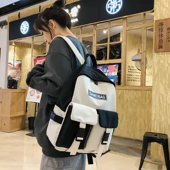 Waterproof Nylon Women Backpack Female Belt Buckle Large Capacity Back Pack Schoolbag For Young Girl And Boys Travel Bag Mochila
Waterproof Nylon Women Backpack Female Belt Buckle Large Capacity Back Pack Schoolbag For Young Girl And Boys Travel Bag Mochila