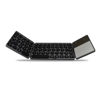 64 Keys Triple Folding Gaming Keyboard Bluetooth Wireless PC Keypad Touch-Pad Triple Bluetooth Keyboard With Rich Shortcuts
64 Keys Triple Folding Gaming Keyboard Bluetooth Wireless PC Keypad Touch-Pad Triple Bluetooth Keyboard With Rich Shortcuts
