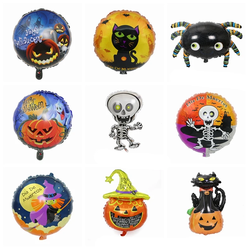 1 pcs Halloween Decoration Cartoon Amnimal Pumpkin balloons Witch Skeleton Halloween Party Decoration Kids Birthday Toys
1 pcs Halloween Decoration Cartoon Amnimal Pumpkin balloons Witch Skeleton Halloween Party Decoration Kids Birthday Toys