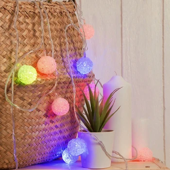 Garland "Thread" with nozzles "Balls acrylic", 5 m, LED-20-220V, blinking, thread transparent, multi glow
Garland "Thread" with nozzles "Balls acrylic", 5 m, LED-20-220V, blinking, thread transparent, multi glow