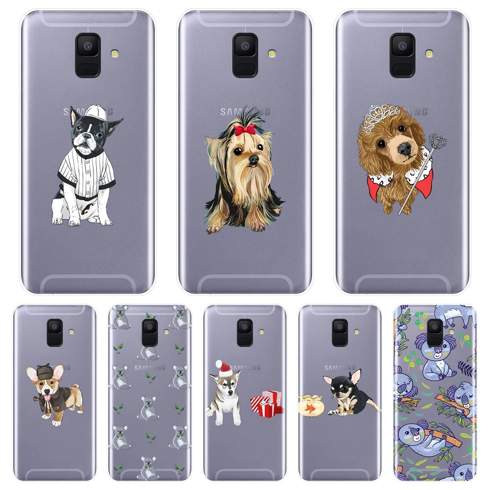 Чехол для Samsung Galaxy A5 A7 2018 A6 A8 Plus мягкий силиконовый чехол A3 2016 2017 | Мобильные