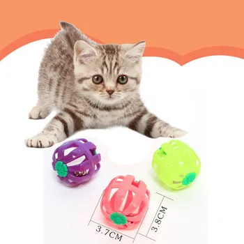Plastic Hollow Ball With Bell Interactive Cat Teaser Toy Training Squeaky Tool Cat Toys Plastic Ball Pet Toy Pet Supplies Gatos*
Plastic Hollow Ball With Bell Interactive Cat Teaser Toy Training Squeaky Tool Cat Toys Plastic Ball Pet Toy Pet Supplies Gatos*
