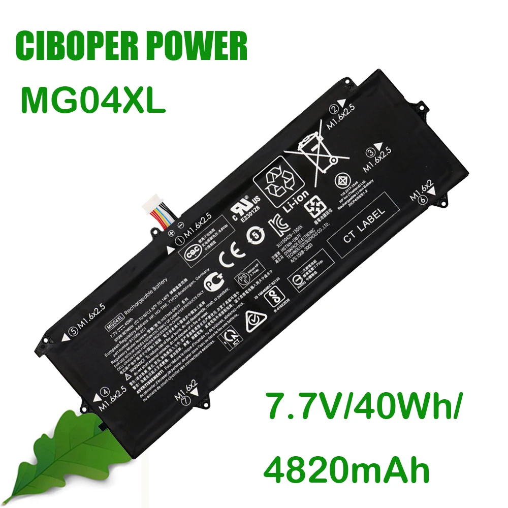 CP Аккумулятор для ноутбука MG04XL 7,7 В/4820 мАч/40 Втч для Elite X2 1012 G1 MG04 812060-2B1 812060-2C1 812205-001 812148-855 HSTNN-DB7F MG04
CP Аккумулятор для ноутбука MG04XL 7,7 В/4820 мАч/40 Втч для Elite X2 1012 G1 MG04 812060-2B1 812060-2C1 812205-001 812148-855 HSTNN-DB7F MG04