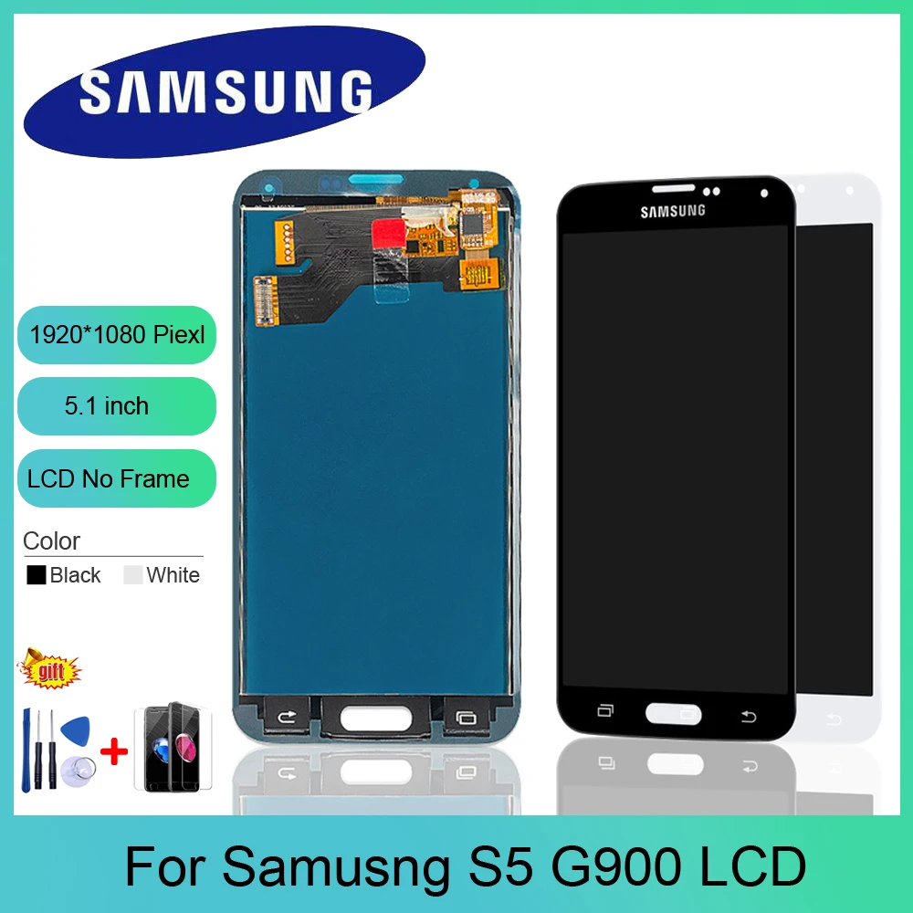 TFT Display For Samsung Galaxy S5 I9600 G900 G900A G900F LCD Display Touch Screen Digitizer Assembly (not compatible G900H)
TFT Display For Samsung Galaxy S5 I9600 G900 G900A G900F LCD Display Touch Screen Digitizer Assembly (not compatible G900H)
