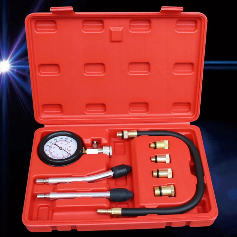 Multifunctional Engine Cylinder Pressure Gauge Compression Tester Tools Kit For Motorcycle Car Vehicle Automobile Accessories
Multifunctional Engine Cylinder Pressure Gauge Compression Tester Tools Kit For Motorcycle Car Vehicle Automobile Accessories