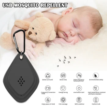Portable Anti Mosquito Repellent USB Charging Outdoor Ultrasonic Electronic Roach Control BHD2
Portable Anti Mosquito Repellent USB Charging Outdoor Ultrasonic Electronic Roach Control BHD2