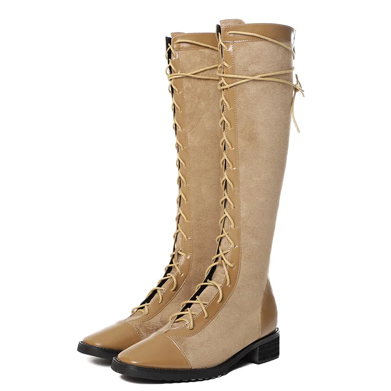 2019 Autumn Martin Boots Leather Stitching Bandage Cloth Chelsea Boots Explicit Tall Versatile Biker Boots British Style WOMEN'S
2019 Autumn Martin Boots Leather Stitching Bandage Cloth Chelsea Boots Explicit Tall Versatile Biker Boots British Style WOMEN'S