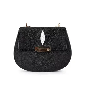 Thailand Authentic Stingray Skin Women Small Chic Saddle Bag Exotic Genuine Leather Lady Messenger Bag Female Cross Shoulder Bag
Thailand Authentic Stingray Skin Women Small Chic Saddle Bag Exotic Genuine Leather Lady Messenger Bag Female Cross Shoulder Bag