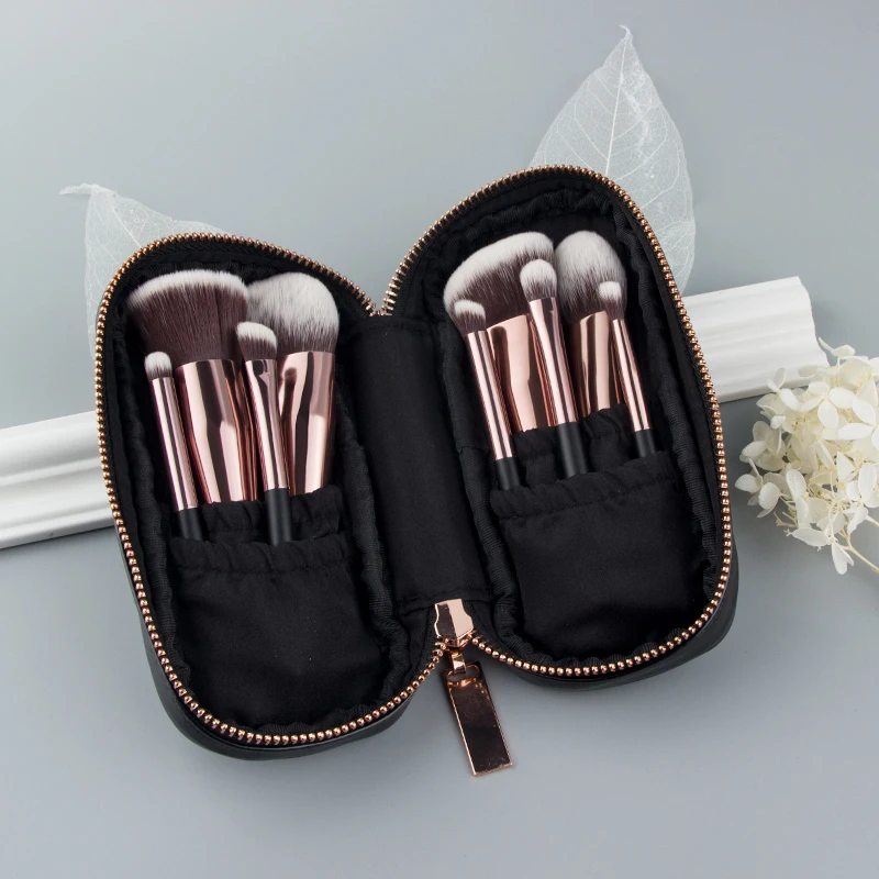 Anmor 9Pcs Mini Soft Makeup Brushes Set Kit Portable Kabuki Brush For Make up Professional Cosmetic Travel Bag pincel maquiagem
Anmor 9Pcs Mini Soft Makeup Brushes Set Kit Portable Kabuki Brush For Make up Professional Cosmetic Travel Bag pincel maquiagem