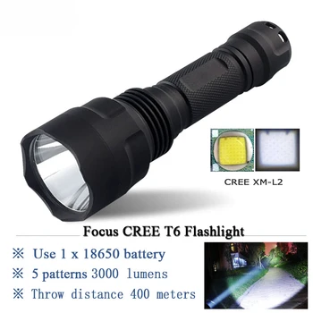 Led flashlight tactical self defense flash light waterproof torch search lanterna for hunting 18650 Rechargeable Battery zaklamp
Led flashlight tactical self defense flash light waterproof torch search lanterna for hunting 18650 Rechargeable Battery zaklamp