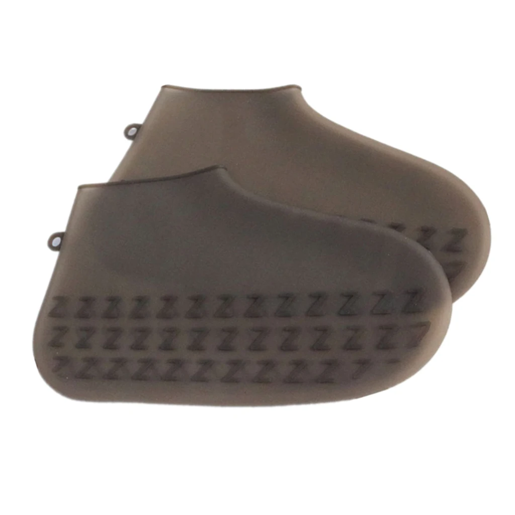 3 Pairs Waterproof Rain Shoe Covers Boot Cover Protector Silicone Overshoes