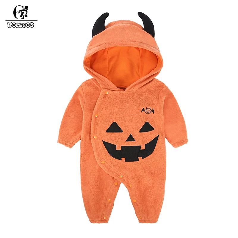 ROLECOS Toddler Baby Jumpsuit Halloween Cosplay Costume Kid Pumpkin Print Cosplay Romper Long sleeve Cute Newborn Clothes Party
ROLECOS Toddler Baby Jumpsuit Halloween Cosplay Costume Kid Pumpkin Print Cosplay Romper Long sleeve Cute Newborn Clothes Party