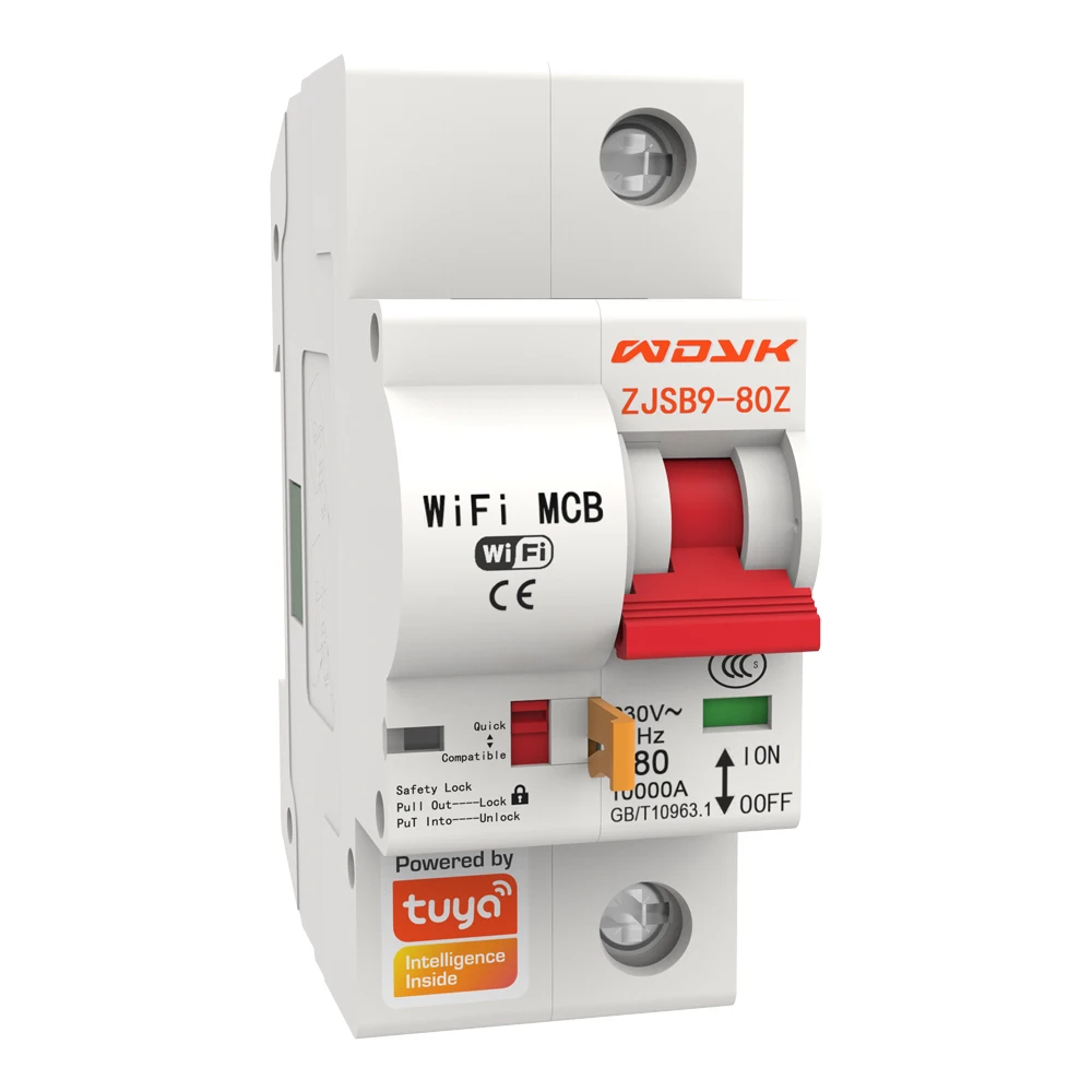 1P WiFi Intelligent Circuit Breaker Overvoltage Relay Din Monitoring and Meter Function Works with Alexa and Google Home
1P WiFi Intelligent Circuit Breaker Overvoltage Relay Din Monitoring and Meter Function Works with Alexa and Google Home