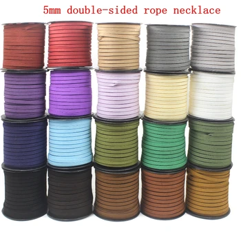 diy handmade leather rope Korean suede rope double-sided fleece imitation leather rope 5mm wide 1 roll 45 meters
diy handmade leather rope Korean suede rope double-sided fleece imitation leather rope 5mm wide 1 roll 45 meters