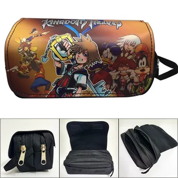 Lovely Cartoon Kingdom Hearts Wallet Canvas Leather Double Zipper Bag Stationery Pencil Pen Bags Gift Kids Boy Girl Wallets
Lovely Cartoon Kingdom Hearts Wallet Canvas Leather Double Zipper Bag Stationery Pencil Pen Bags Gift Kids Boy Girl Wallets