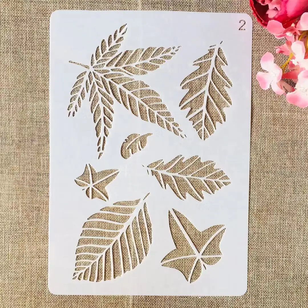 1Pcs A4 29*21cm Big Leaves DIY Layering Stencils Painting Scrapbook Coloring Embossing Album Decorative Template
1Pcs A4 29*21cm Big Leaves DIY Layering Stencils Painting Scrapbook Coloring Embossing Album Decorative Template