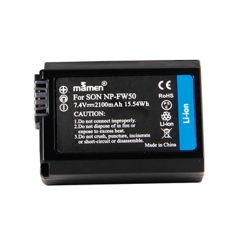 Mamen 2100MAh NP FW50 NP-FW50 NPFW50 Camera Battery for Sony A5000 A5100 A6000 A6100 Rechargeable Replacement Lithium Batteries
Mamen 2100MAh NP FW50 NP-FW50 NPFW50 Camera Battery for Sony A5000 A5100 A6000 A6100 Rechargeable Replacement Lithium Batteries