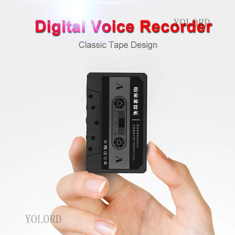 Awesome Tape Pattern Mini 100 Hours Intelligent Noise Reduction Voice Activated Recorder HD Long Distance Dictaphone Record
Awesome Tape Pattern Mini 100 Hours Intelligent Noise Reduction Voice Activated Recorder HD Long Distance Dictaphone Record