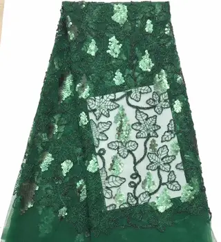 French Mesh Lace 2019 High Quallity Nigeria Lace Fabric With sequins Beautiful Lace For Woman Dress 
French Mesh Lace 2019 High Quallity Nigeria Lace Fabric With sequins Beautiful Lace For Woman Dress