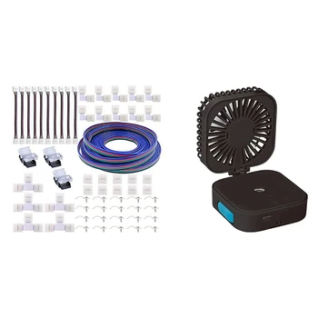 1 Set 5050 Led Strip 4Pin Connectors Kit & 1Pc Portable Misting Fan Wireless Cool Mist Humidifiers with Fan
1 Set 5050 Led Strip 4Pin Connectors Kit & 1Pc Portable Misting Fan Wireless Cool Mist Humidifiers with Fan