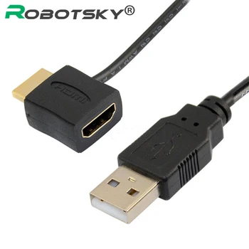 High Quality 50cm USB 2.0 HDMI Male To Female Adapter Extender Power Supply Connector Cable For 1080P HDTV Male Cable adapter
High Quality 50cm USB 2.0 HDMI Male To Female Adapter Extender Power Supply Connector Cable For 1080P HDTV Male Cable adapter