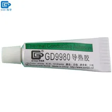 GD9980 Thermal Adhesive Cement Glue Silicone for LED VGA ST10 Net Weight 10 Grams Fast Curing Aluminum Soft Tube Packaging White
GD9980 Thermal Adhesive Cement Glue Silicone for LED VGA ST10 Net Weight 10 Grams Fast Curing Aluminum Soft Tube Packaging White