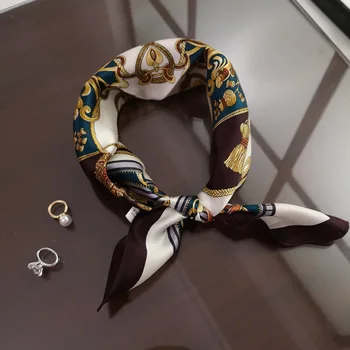 2019 Fall/Winter 53x53cm Silk Scarf Women's Bandana Small Square Scarves Head Scarf Hair Scarf Hijab Scarf Bufanda Foulard Femme
2019 Fall/Winter 53x53cm Silk Scarf Women's Bandana Small Square Scarves Head Scarf Hair Scarf Hijab Scarf Bufanda Foulard Femme
