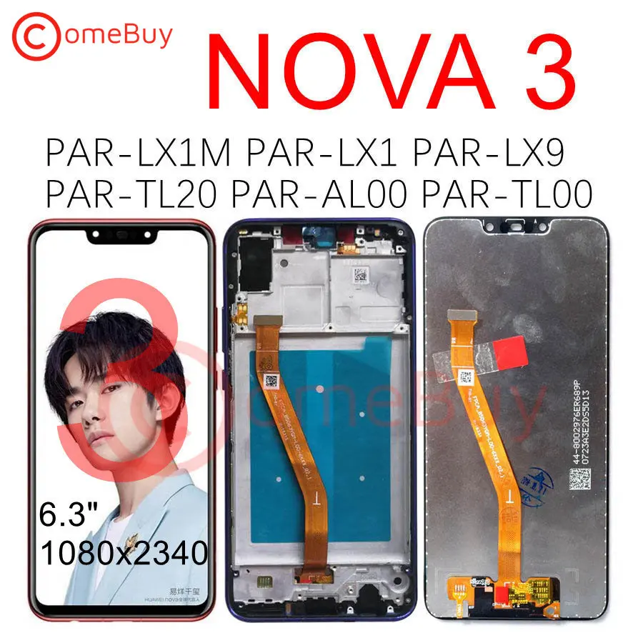 Original Display For Huawei Nova 3 PAR-LX1 Nova3 LCD Touch Screen Digitizer With Frame Replacement For Huawei Nova3 LCD Screen
Original Display For Huawei Nova 3 PAR-LX1 Nova3 LCD Touch Screen Digitizer With Frame Replacement For Huawei Nova3 LCD Screen