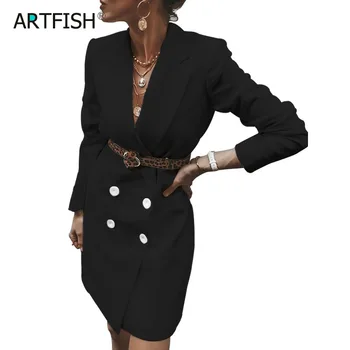 2019 Autumn Long Blazers Women Fashion Office Lady Buttons Winter Notched Double Breasted Solid 2XL Plus Size Blazers GV513
2019 Autumn Long Blazers Women Fashion Office Lady Buttons Winter Notched Double Breasted Solid 2XL Plus Size Blazers GV513
